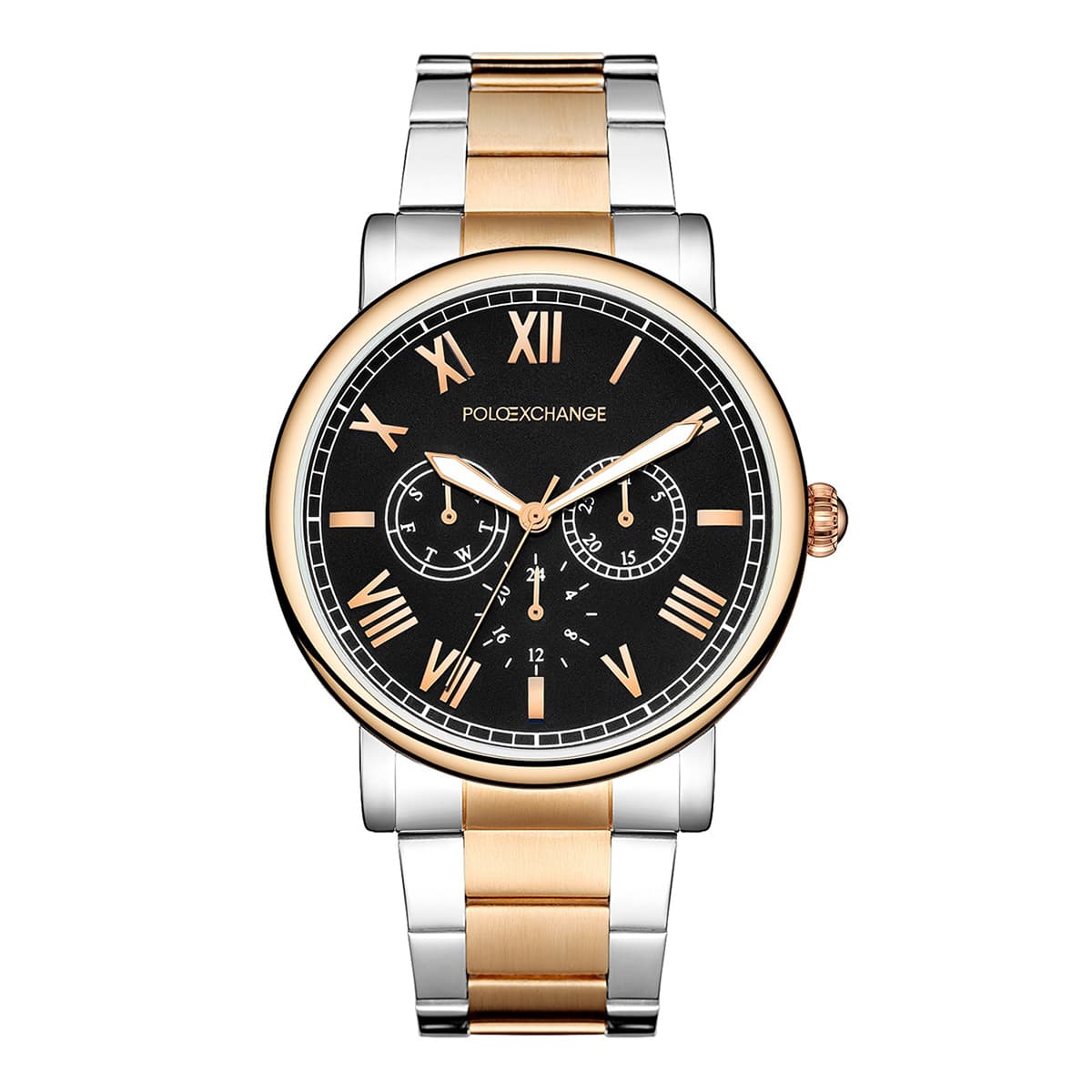 MONTRE POLOEXCHANGE HOMME M.FONCTION ACIER